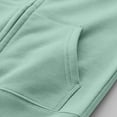 thumbnail image 6 of OGLCCG Girls Zip Up Hoodies Long Sleeve Hooded Sweatshirts Casual Lightweight Cotton Workout Jacket with Pockets 2-13 Years, 6 of 8