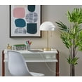 thumbnail image 4 of Adesso Bowie Table Lamp, Antique Brass & White, Eletronic, Painted White Metal Shade, 4 of 4