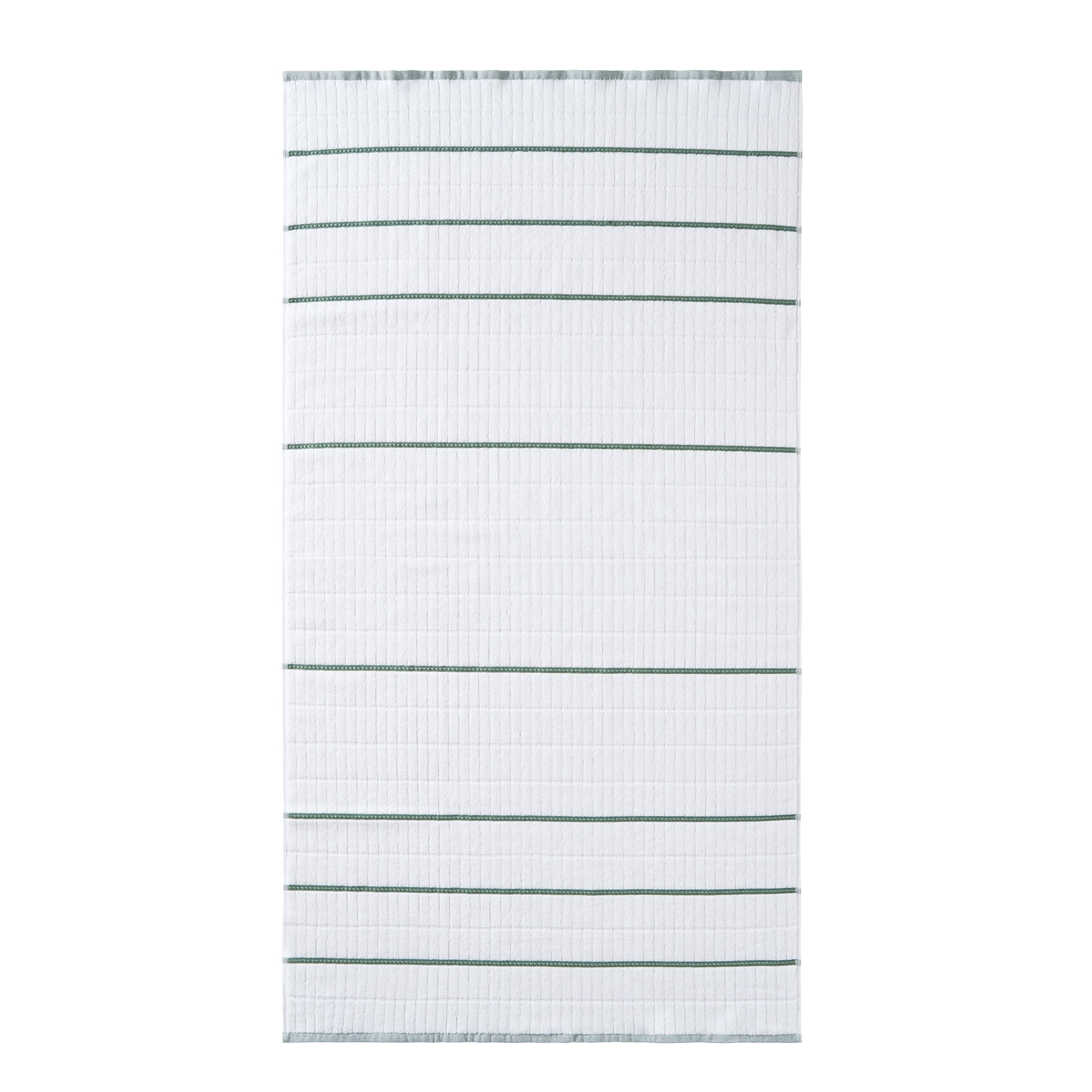 Better Homes & Gardens Soft Cotton Textured 4 Piece Bath Towel Set,Green Ash