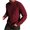 Red, variant on Long Sleeved Men Fall Winter Cable Knit Sweater Warm Pullover Jumper