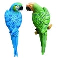 thumbnail image 5 of Vsenkes 2 Pieces Parrot Figurines Tree Ornaments Tree Decor Weatherproof Animal Lifelike Blue Green, 5 of 9