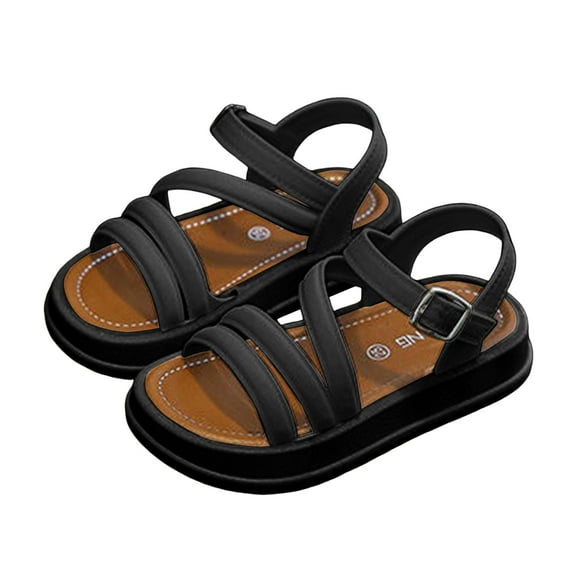 Mepaouo Toddler Girl Sandals Gladiator Strap Flat Fisherman Thong Cross Strappy Open Toe Beach Shoes