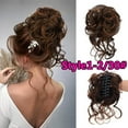 thumbnail image 4 of LAICAIW Extensions de Chignon Bouclé Pièce de Cheveux pour Femmes Queue de Cheval, 4 of 7