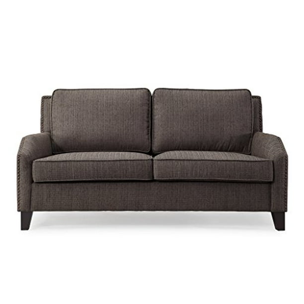 TOV Furniture Hartford Grey Linen Loveseat