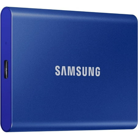 UPC: 0887276410777 | Samsung T7 MU-PC2T0H/AM 2 TB Portable Solid State Drive – External – PCI Express NVMe – Indigo Blue