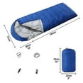 thumbnail image 5 of (Bleu) Sac de Couchage Extérieur Ultraléger Imperméable pour Camping Unisexe, 5 of 5