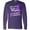 Purple, variant on Inktastic Alzheimer's Awareness Find a Cure for my Papa Long Sleeve T-Shirt