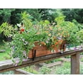 thumbnail image 3 of Achla C20C-K6 2 x 6 Railings Flower Box with Brackets, Copper - Medium, 3 of 4