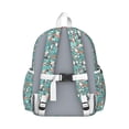 thumbnail image 3 of Pitbull Dog and Flower Floral Backpack for School,Cute School Bag,Schoolbag with Adjustable Shoulder Straps & Padded Back,13.4"x11"x4.7", 3 of 6