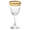 thumbnail image 4 of Lorren Home Trends Bol Collection Vin Rouge Melania, Ensemble de 6, Ambre, 4 of 4