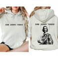 thumbnail image 2 of San Judas Tadeo Hoodie – Double-Sided St. Jude Devotion Art Pullover, Catholic Saint Religious Apparel, Faith Graphic Hoodie, 2 of 7