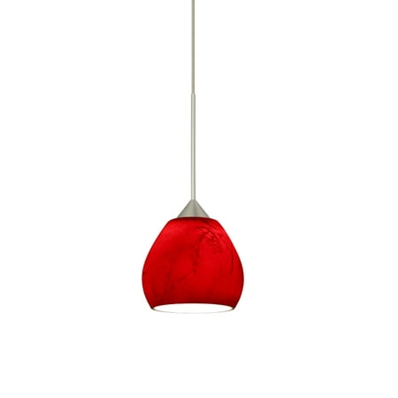 

Besa Lighting 1Xt-5605Ma-Led Tay Tay 1 Light Led Cord-Hung Mini Pendant - Nickel