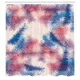 thumbnail image 3 of Ambesonne Psychedelic Shower Curtain, Boho Dye Feathers, 69"Wx70"L, Pink Blue, 3 of 5