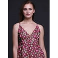 thumbnail image 4 of Bimba Robe Longue Maxi à Bretelles Spaghetti Ajustables à Imprimé Floral, Tenue de Plage d'Été - Moyen, 4 of 5