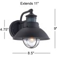 thumbnail image 3 of Oberlin 9"H Black Dusk to Dawn Motion Sensor Outdoor Light, 3 of 5