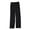 Black, variant on Homgro Women's Wide leg Pajama Pants Pj Bottoms Loose Fit Lightweight Ankle Elastic Waist Nightwear Black 4-6