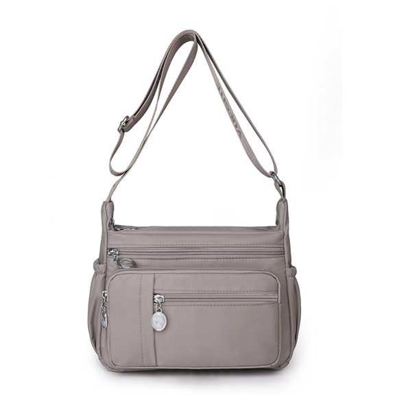 COOLHOOD Women Multi-Pocket Shoulder Bag Large Capacity Travel Bag Female Casual Crossbody Bag Lightweight Bag