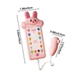 thumbnail image 3 of Ganfancp Teléfono Móvil de Juguete con Carga Usb, Micrófono, Pantalla de 15 Teclas, Marcación Analógica y Ajuste de Volumen para Niños Pequeños Liquidación Ventas Hoy Ofertas Prime 1X Máquina de Apre, 3 of 6