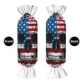 thumbnail image 2 of Salouo American Flag Skull Pattern Cute Bolster Pillow,Cylindrical Pillow Long Pillow for Bed Round Side Pillow for Knee/Leg/Neck ,- Length 24.4" x 9.8" Diameter, 2 of 8