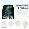 thumbnail image 5 of Lsque Mens Swim Trunks Hungry Tyrannosaurus Pattern - Bathing Suit Compression Liner - Beach Swim Shorts Swimwear - (S-3XL) - Stretch Quick Dry -Small, 5 of 9