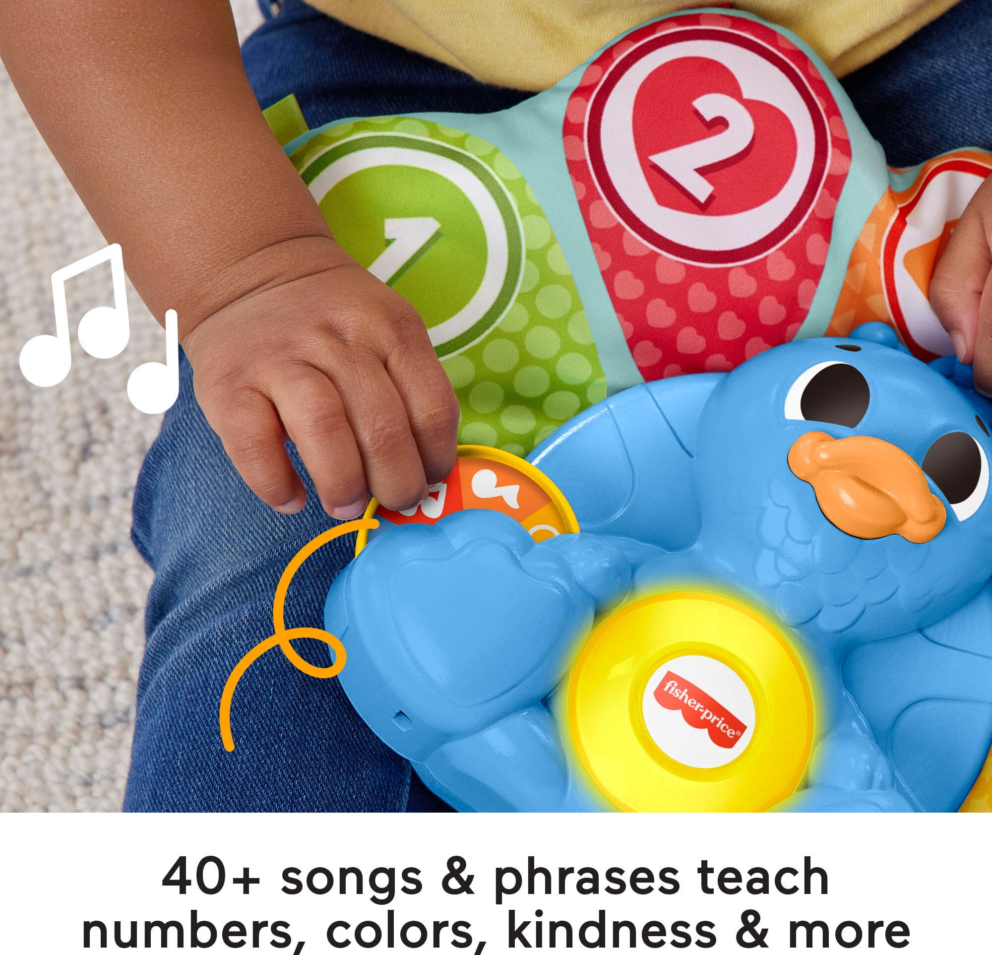 Fisher-Price Linkimals Counting & Colors Peacock Interactive Learning Toy for Infants & Toddlers