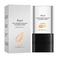 thumbnail image 2 of 3 In 1 Anti-Wrinkle Foundation Stick with SPF 50+, Hydrating Anti Wrinkle Non-Sticky Matte Finish Sun Protection for Face and Body, Full Coverage Thin and Natural Finish, 2 of 6