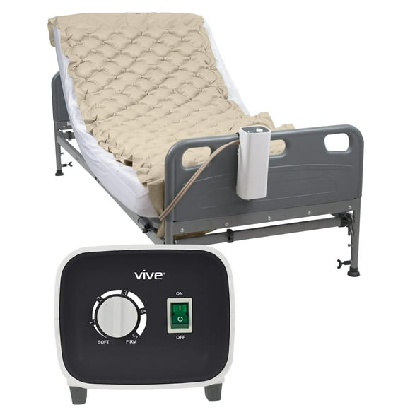 Vive Alternating Pressure Pad, Includes Mattress Pad And Electric Pump System