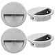 thumbnail image 2 of 4pcs Recessed Door Pull Pocket Door Handles Cabinet Door Knobs Bathroom Cabinet Pulls, 2 of 3