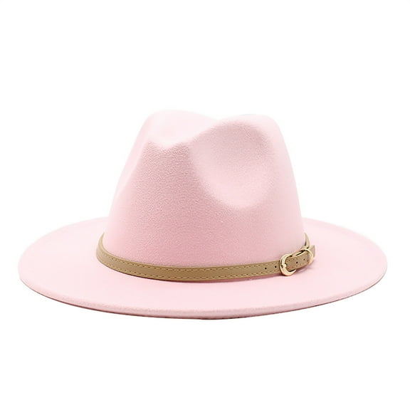 Fimkaul Summer Cap Womens Sun Hats Western Cowboy For Classic Roll Up Buckle Belt Retro Wide Brim Cowboy Hat Mens Sun Hat