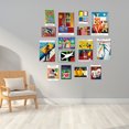 thumbnail image 4 of Bearachild Ins 15 hojas de arte Retro pinturas famosas postal foto Props DIY colocación decoración tarjeta pared pegatina Color tarjeta de felicitación Decoración del hogar No.04 Bearachild HA003659-04, 4 of 6