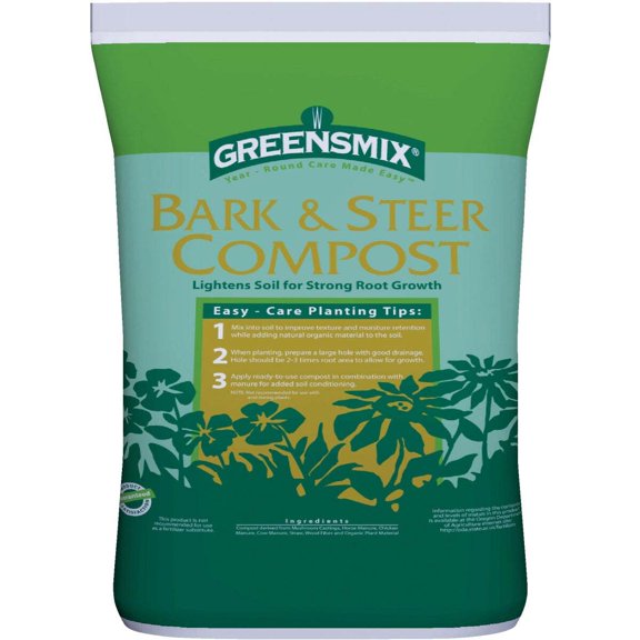 Waupaca Northwoods Lawn & Garden Compost - Granule - 1.5 Cu Ft, 40 Lb — Indoor & Outdoor Container & Garden Use