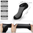 thumbnail image 2 of TSV 6 Pairs Low Cut Socks for Men Women, Soft and Non-Slip No Show Ankle Socks, 3 Colors， Xms Gifts for Women, 2 of 6