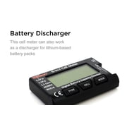Tenergy 5-in-1 Intelligent Cell Meter (Capacity Checker, Battery Balancer, Battery Discharger, Internal