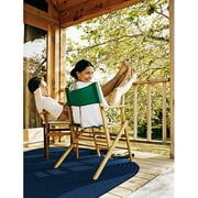 Gazebo Indoor/Outdoor Braided Rug, Navy