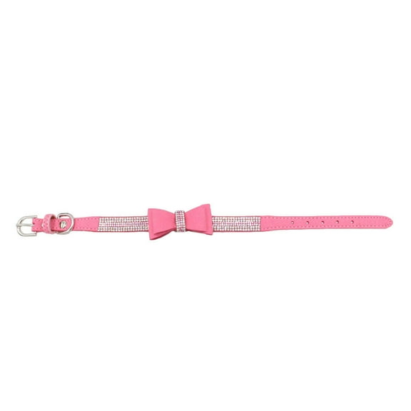 ULTNICE 1 Set Dog Collar for Puppies Adjustable Bowknot in Pink for Pet Accessories