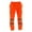 Orange, variant on Men's Reflective Strip Sanitation Work Uniform Fleece Pants, Casual Sports Trousers for Safety and Visibility During Night Work or Outdoor Activities,Orange,4XL