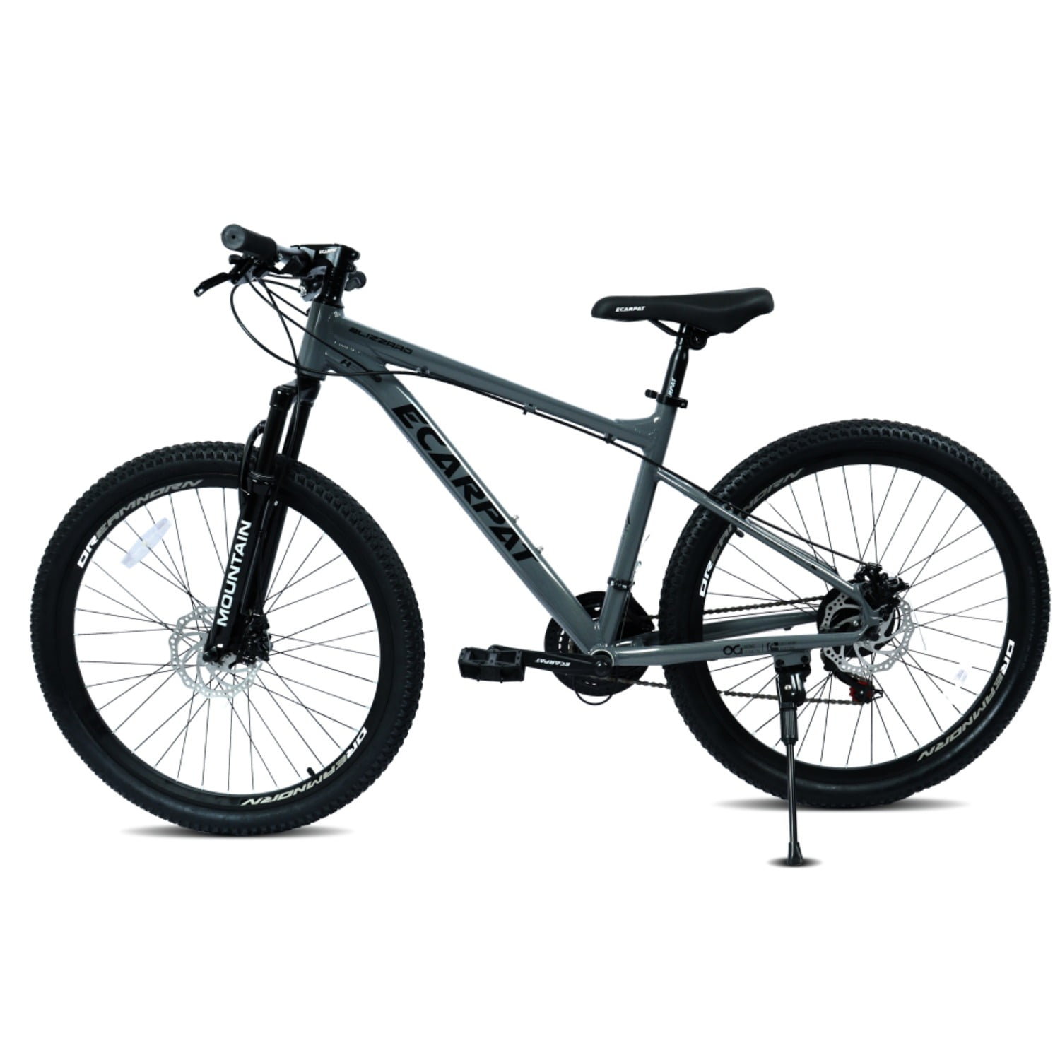 Ecarpat 26 Inch All-Terrain Mountain Bike with Disc Brakes 21-Speed Drivetrain & Durable Carbon Steel Frame Ideal for Men and Women, Perfect for Trail Riding and Touring