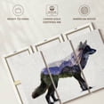 thumbnail image 6 of Elephant Stock Rocky Mountain Grey Wolf Wall Art - Horizontal Multi Panel Canvas - Living Room Wall Decor - Animal Multi Panel - Blue And Green Decor By Davies Babies - 65" x 42", 6 of 8
