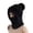Black, variant on WEGFTDUOP 3 In 1 Knitted Hat For Women With Scarf And Mask Fall Winter Warm Knitted Ski Scarf And Mask