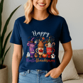 thumbnail image 5 of Happy Hallothanksmas Tshirt, Halloween Thanksgiving Christmas Shirt, Holiday Season Tee, Turkey Gift, Vintage Ghost ,Merry Christmas, 5 of 5