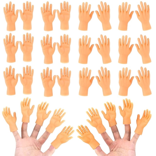 Set de marionetas con dedos fnqiank, 20 unidades, manecillas pequeñas para niños y adultos