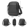 thumbnail image 5 of Bandolera Impermeable Urbana Hombre Malubero Negro, 5 of 5