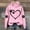 B_ Pink, variant on UTSJKR Dog Mom Hoodie for Women Mens Cat Paw Sweatshirt Heart Graphic Hooded Pullover Pet Puppy Owner Lovers Matching Tops Khaki L