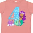 thumbnail image 4 of Inktastic Fourth Birthday Mermaid Girls Toddler T-Shirt, 4 of 5