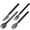 #1 Grey, variant on SouMaox Disposable Spoons, Premium Dessert Cutlery, Thick Durable Design, Individually Wrapped Hygienic Utensils, Catering Parties Events