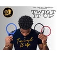thumbnail image 2 of General Comb (Imperial Blue) - Alternative to Hair Sponges for Black Men's Curls, Tennis Racket Style Hair Twisting Comb, 2 of 13