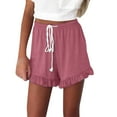 thumbnail image 2 of Seductiva Pink Clothing Women's Casual Shorts Womens Lightweight Shorts Casual Baggy Trendy Short Pants Elastic Waist Drawstring Comfy Shorts, 2 of 6