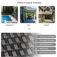 thumbnail image 7 of Gotland Outdoor Patio Furniture Sectional Conversation Set 12Pcs Rattan Wicker 10 Cushion Table Grey, 7 of 7