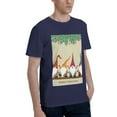thumbnail image 2 of Bingfone Christmas Card With Gnomes Men'S Loose Fit Short-Sleeve Pocket T-Shirt, 2 of 7