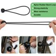 thumbnail image 3 of 10 cuerdas elásticas de nailon con 10 clips para tienda de campaña ABS, tensor de lona resistente, tensor de lona para piscina con tensor de bola de gran elasticidad para tienda de campaña de lona, 3 of 5